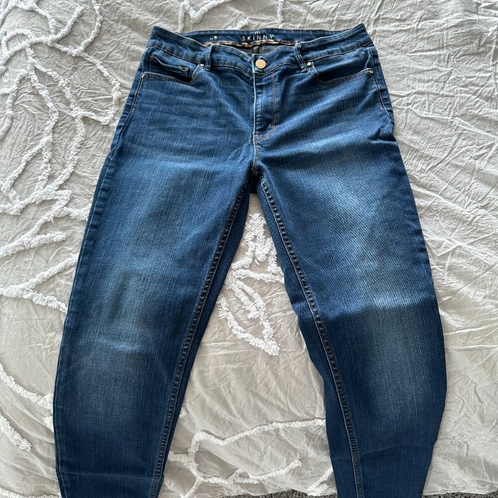 LOFT The Skinny High Rise Jean